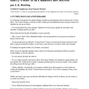 Harry Potter et la Chambre des Secrets