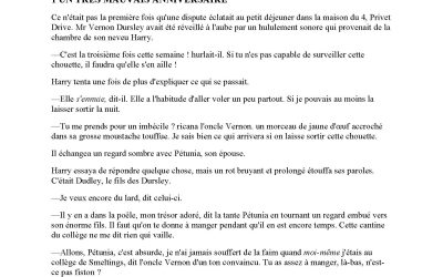 داستان Harry Potter et la Chambre des Secrets