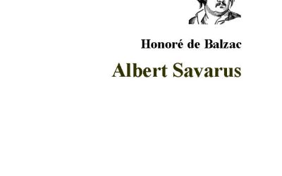 کتاب Albert savarus