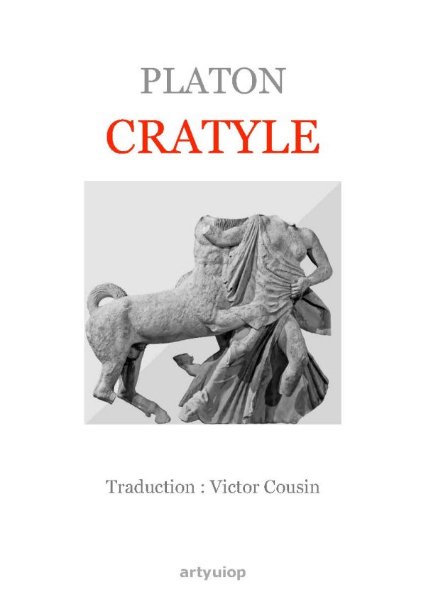 Cratyle platon