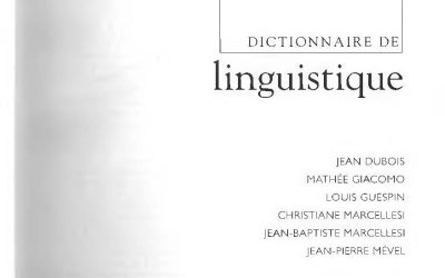 کتاب Dictionnaire de linguistique