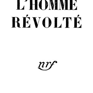 کتاب L'Homme revolté