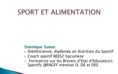 کتاب Sport et alimentation dominique dumas