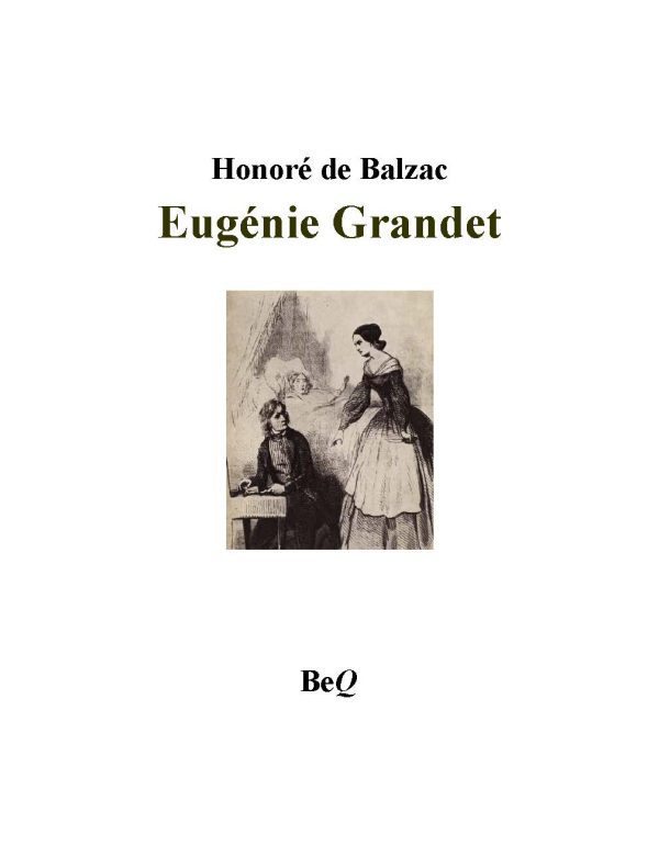 کتاب eugenie grandet honore de balzac