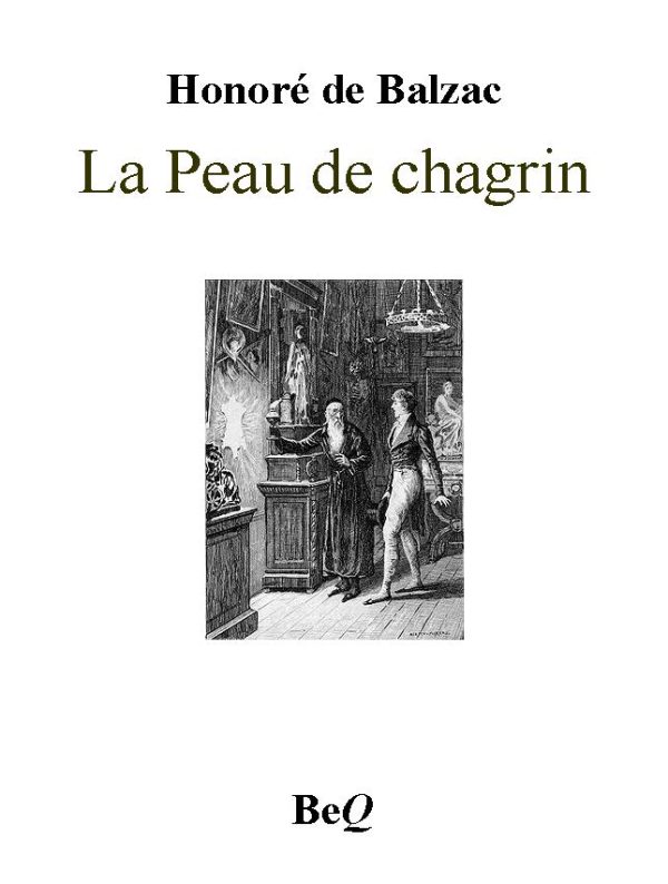 کتاب رمان la peau de chagrin honore de balzac