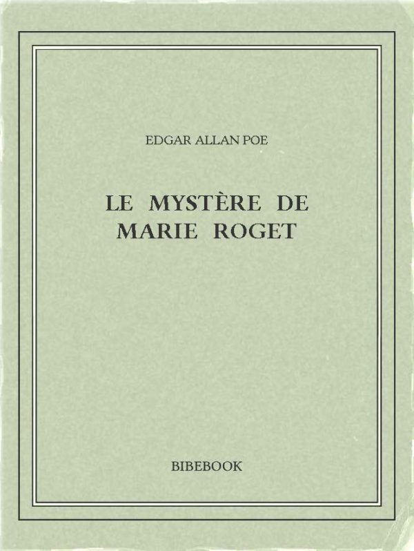 رمان le mystere de marie roget