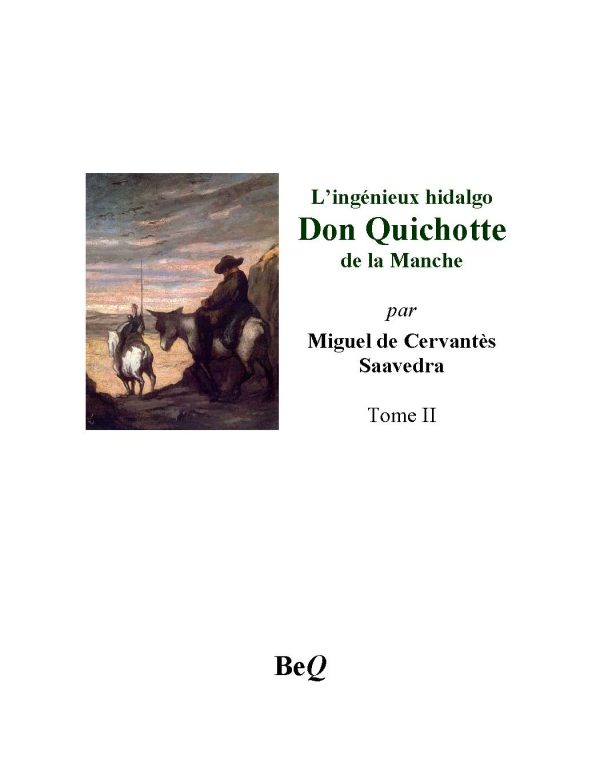 رمان lingenieux hidalgo don quichotte de la manche tome ii